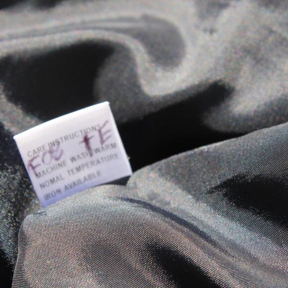 600 West Women's Purple & Black Animal Leopard Print Jacket Button Up Size 8 - Picture 12 of 14